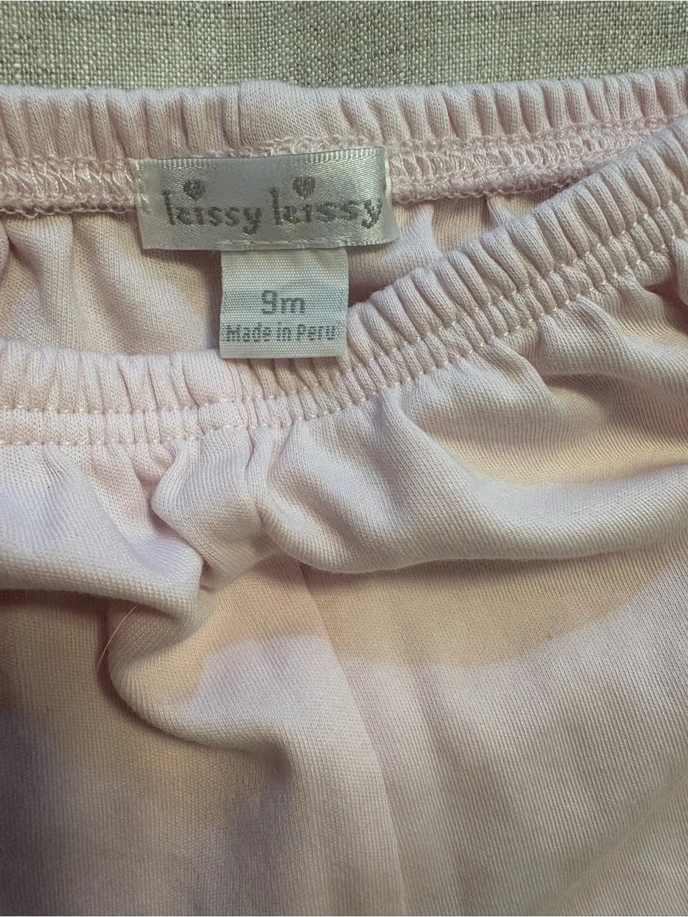 Kissy Kissy Pink Embroidered “Strawberry Essence” Sunsuit Set 9M